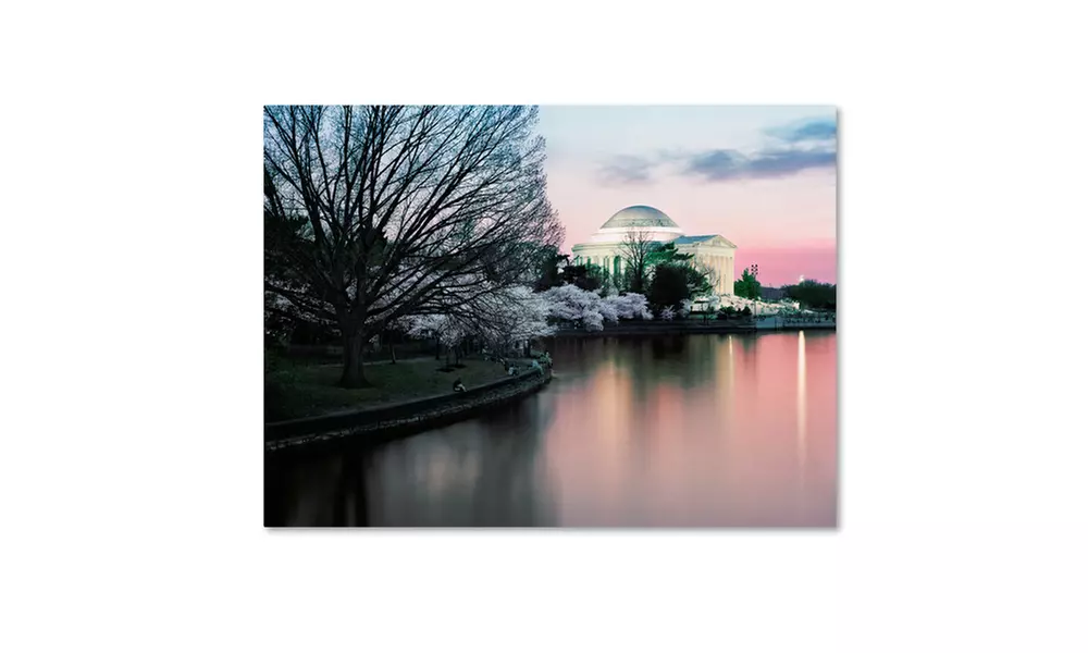 Gregory O'Hanlon 'Cherry Blossoms Twilight' Canvas Art - Primary Image