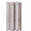 Image 2: Costway Classic 6 Panel Room Divider -Venetian Wooden Slat Home