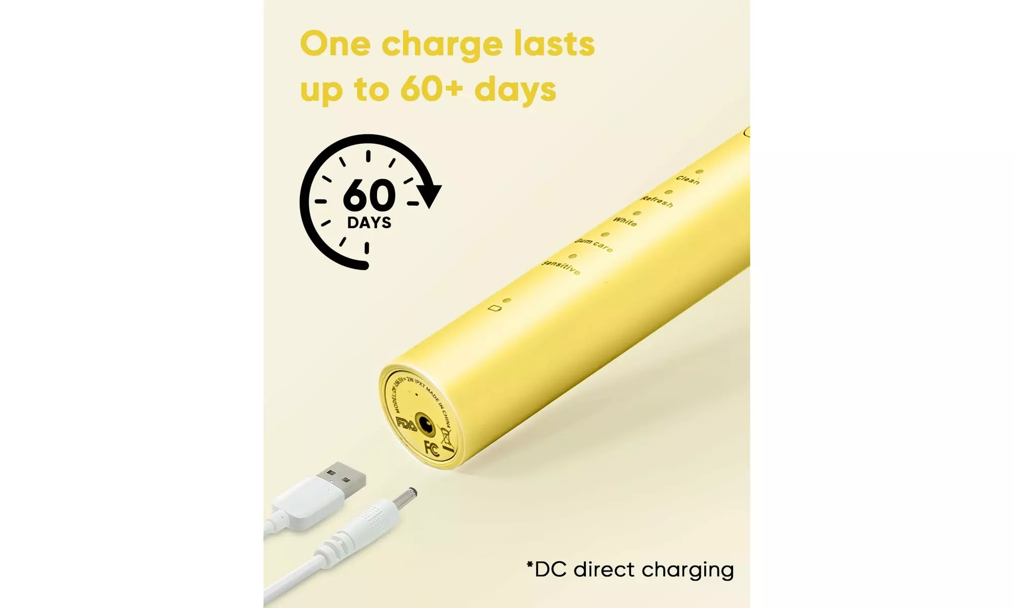 MySmile Sonic Electric Toothbrush with 3 Brush Heads, 2Min Timer, Bright Colors