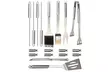 18-Piece Stainless Steel BBQ Tool Set with Case, Barbecue Grill Utensil Gift Kit - Image 2