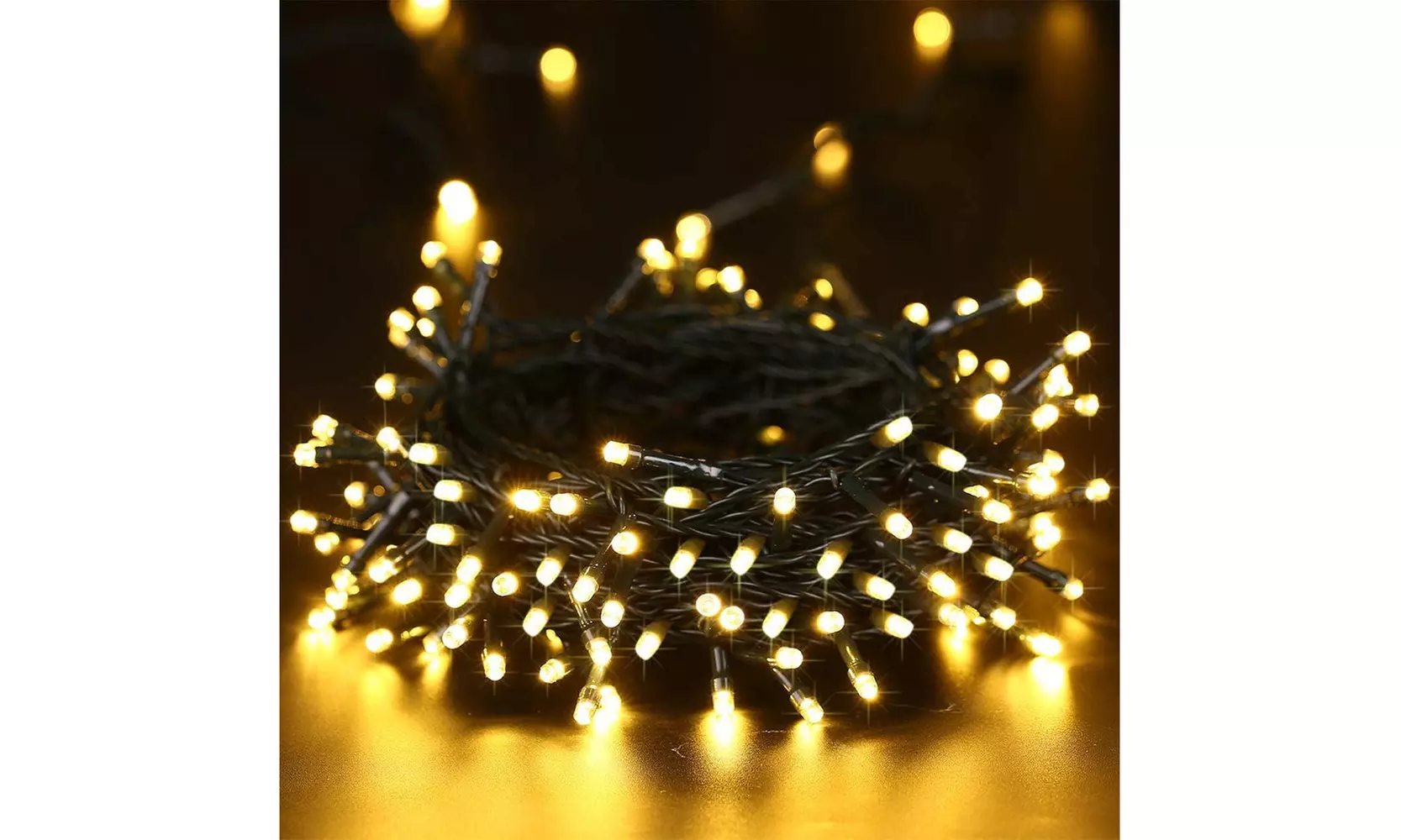 200-LED 72ft Solar Holiday String Lights Christmas Fairy Lights with 8 Modes