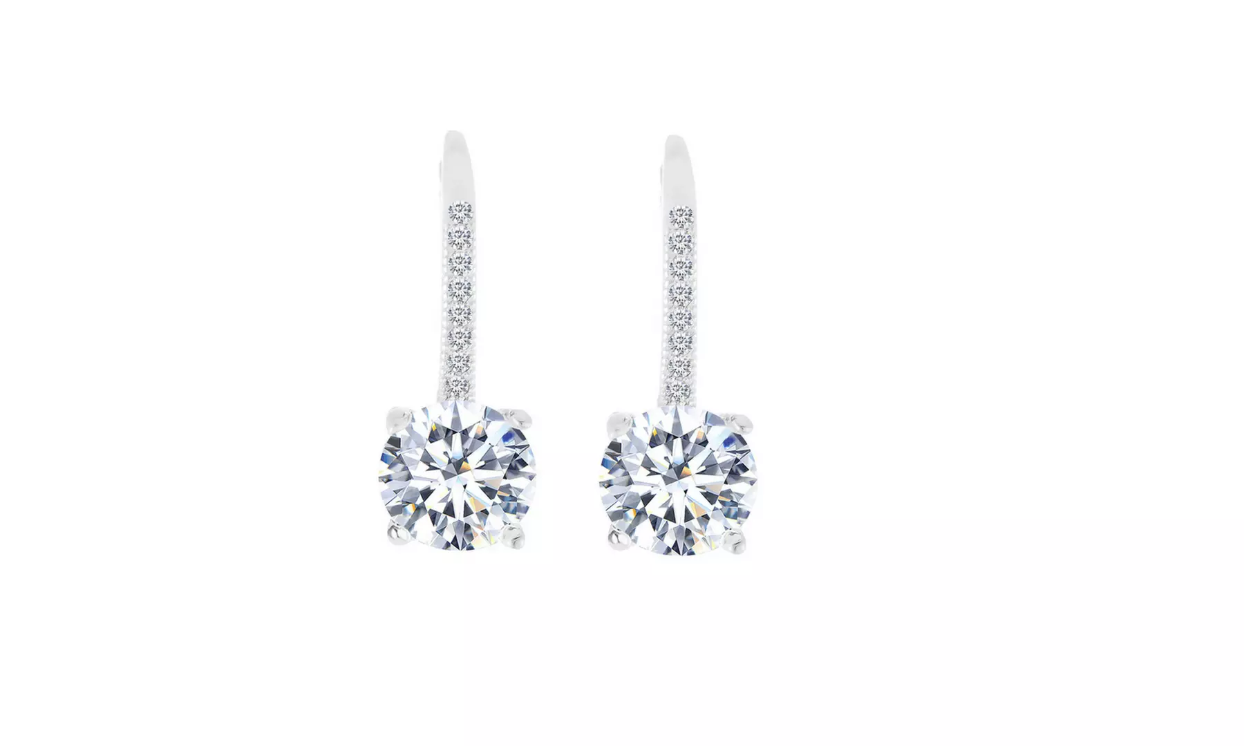 Leverback Earrings Made with crystals from Swarovski