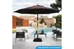 Costway Poolside Umbrella Stand with Refillable Water and Sand Base - Second Medium