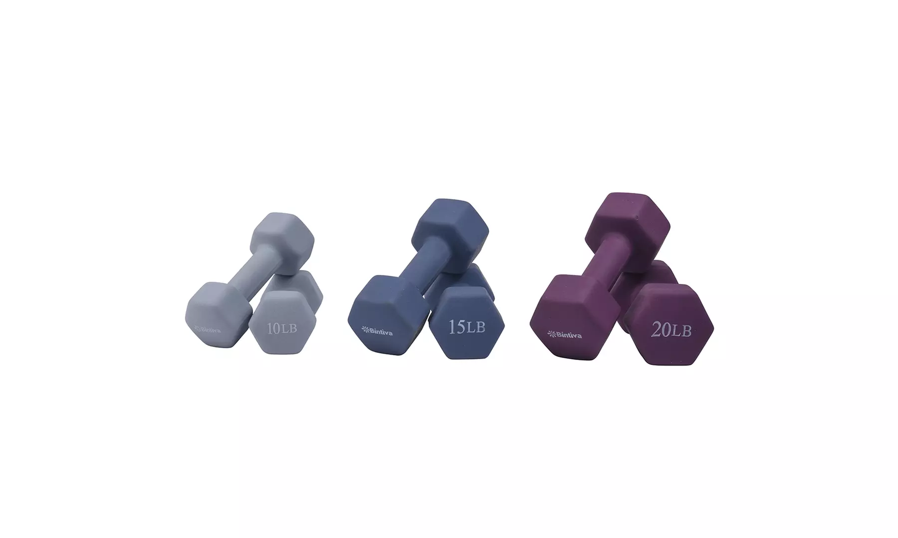 Bintiva Neoprene Dumbbells - Varies by Selection
