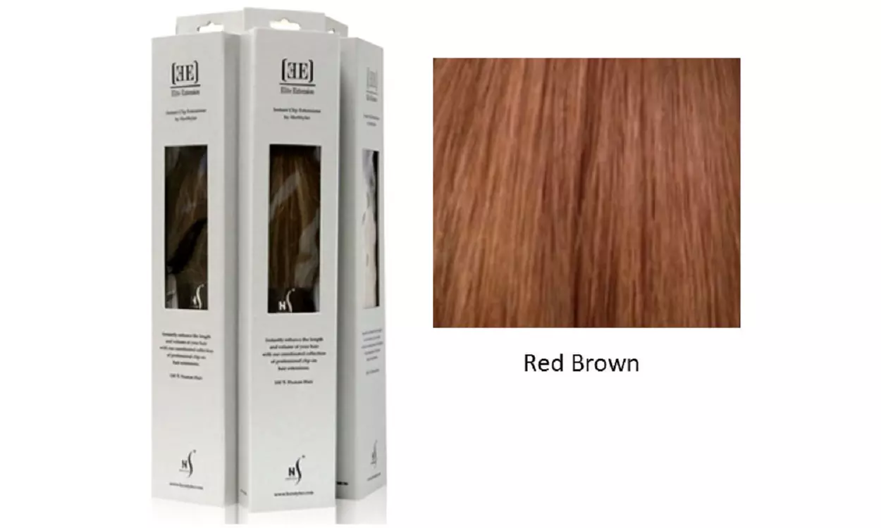 Herstyler Elite Extension Instant Clip 16" 100% Human Hair - Primary Image