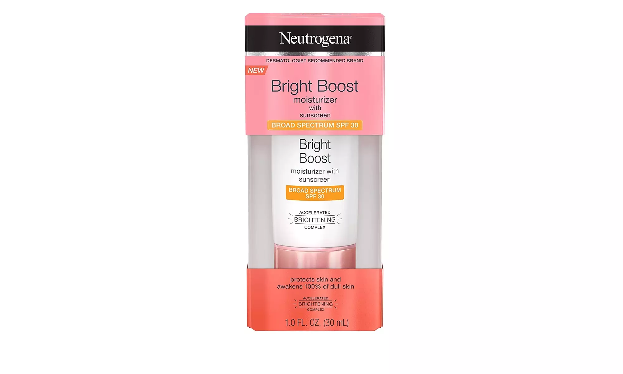 Neutrogena Bright Boost Facial Moisturizer with Broad Spectrum UVA/UVB SPF 30 - Primary Image