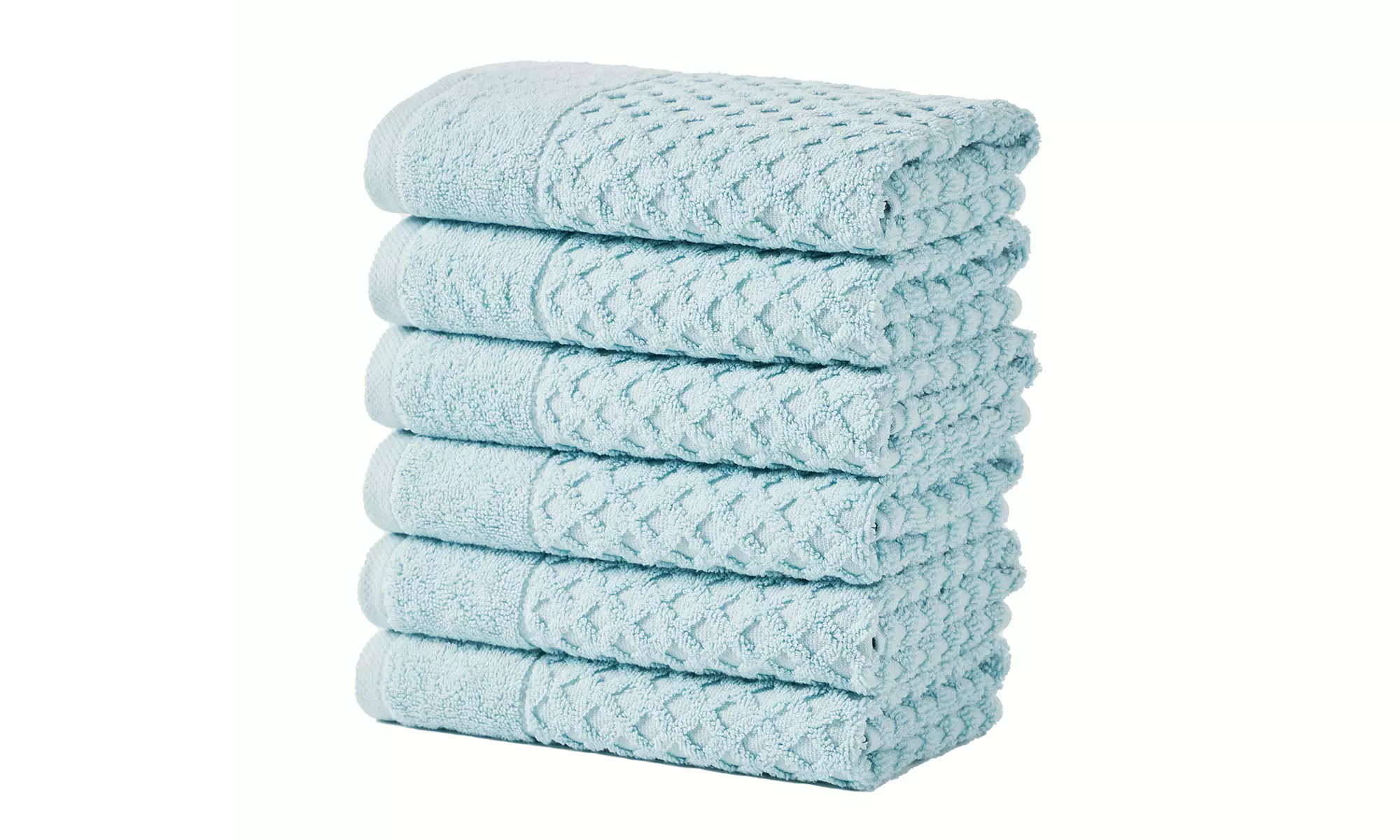 Ultra-Soft 100% Cotton Diamond Waffle Bath Towels