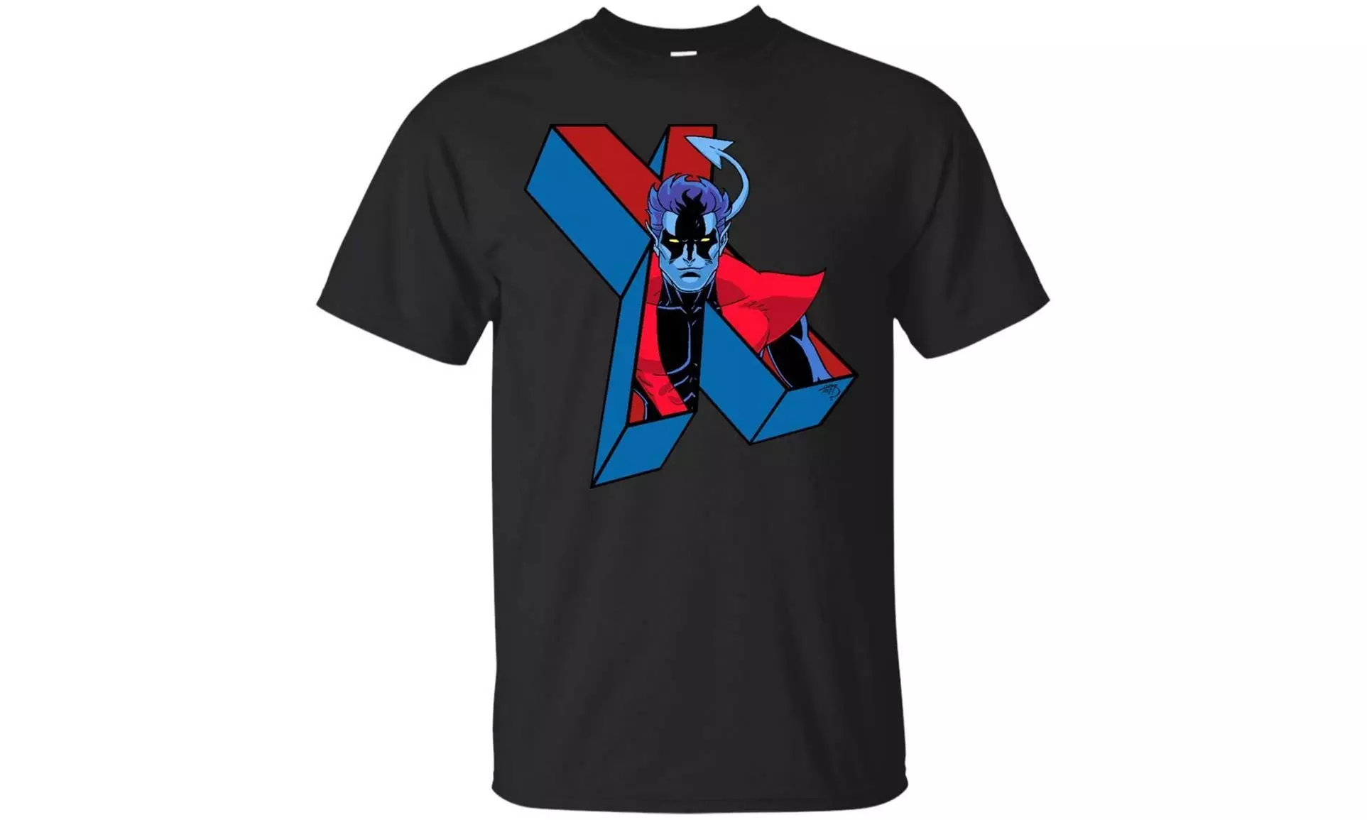 X Men - Nightcrawler Pop Out Xmen Shirt Wolverine Logan Marvel Comics Deadpool - Primary Image