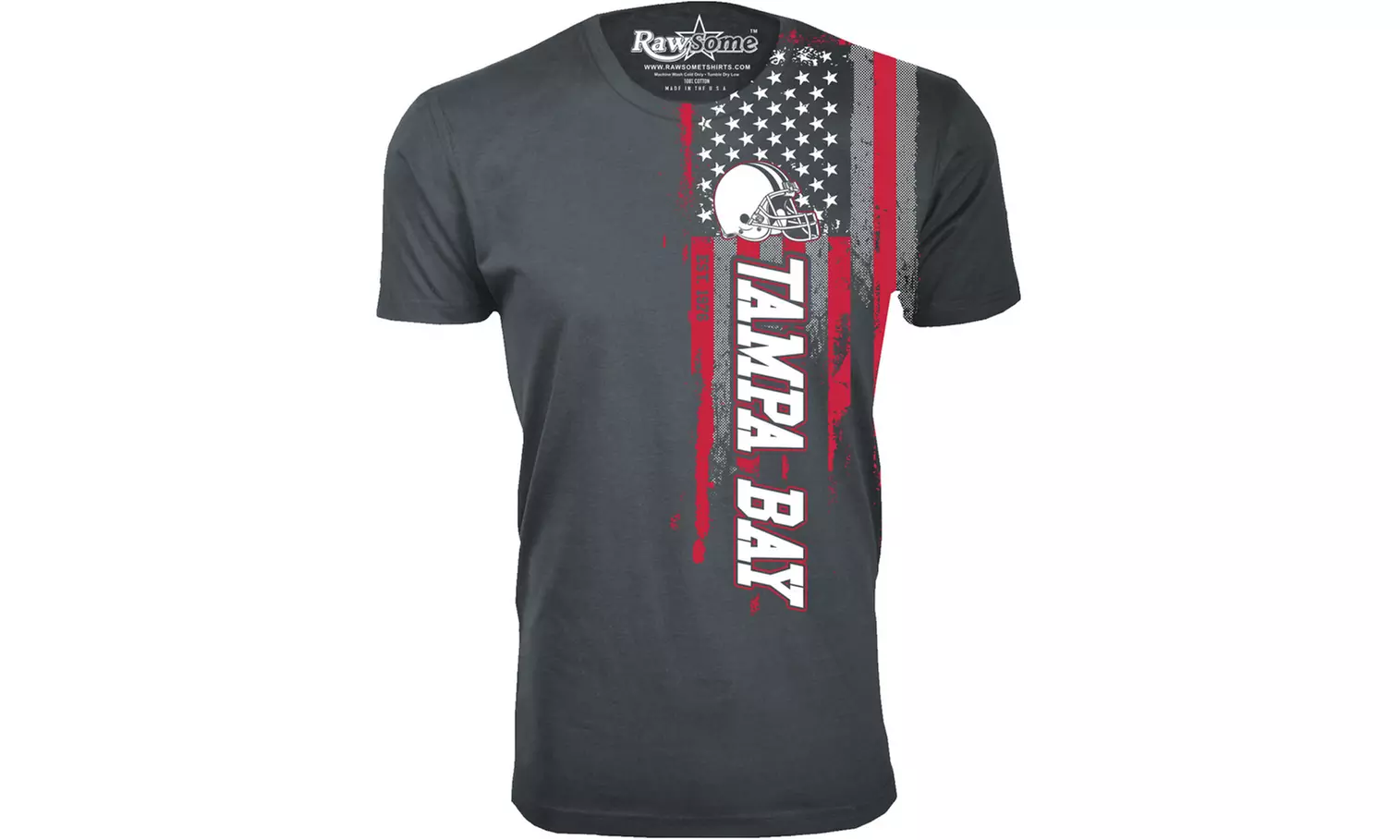Men Football USA Flag T-Shirt (M-3XL)