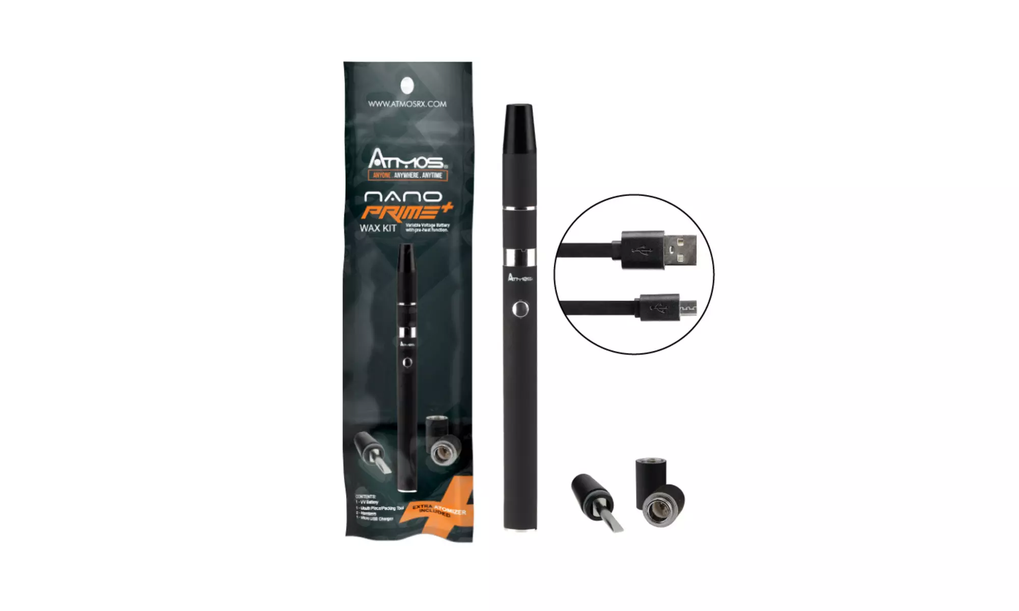 Vape Pen for Wax & Oil, Slim, Durable, Ultra Portable and Rechargeable - Primary Image