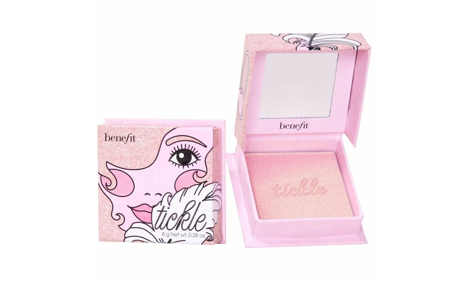 Benefit Tickle Shimmer Finish Powder Highlighters 0.28 Oz.