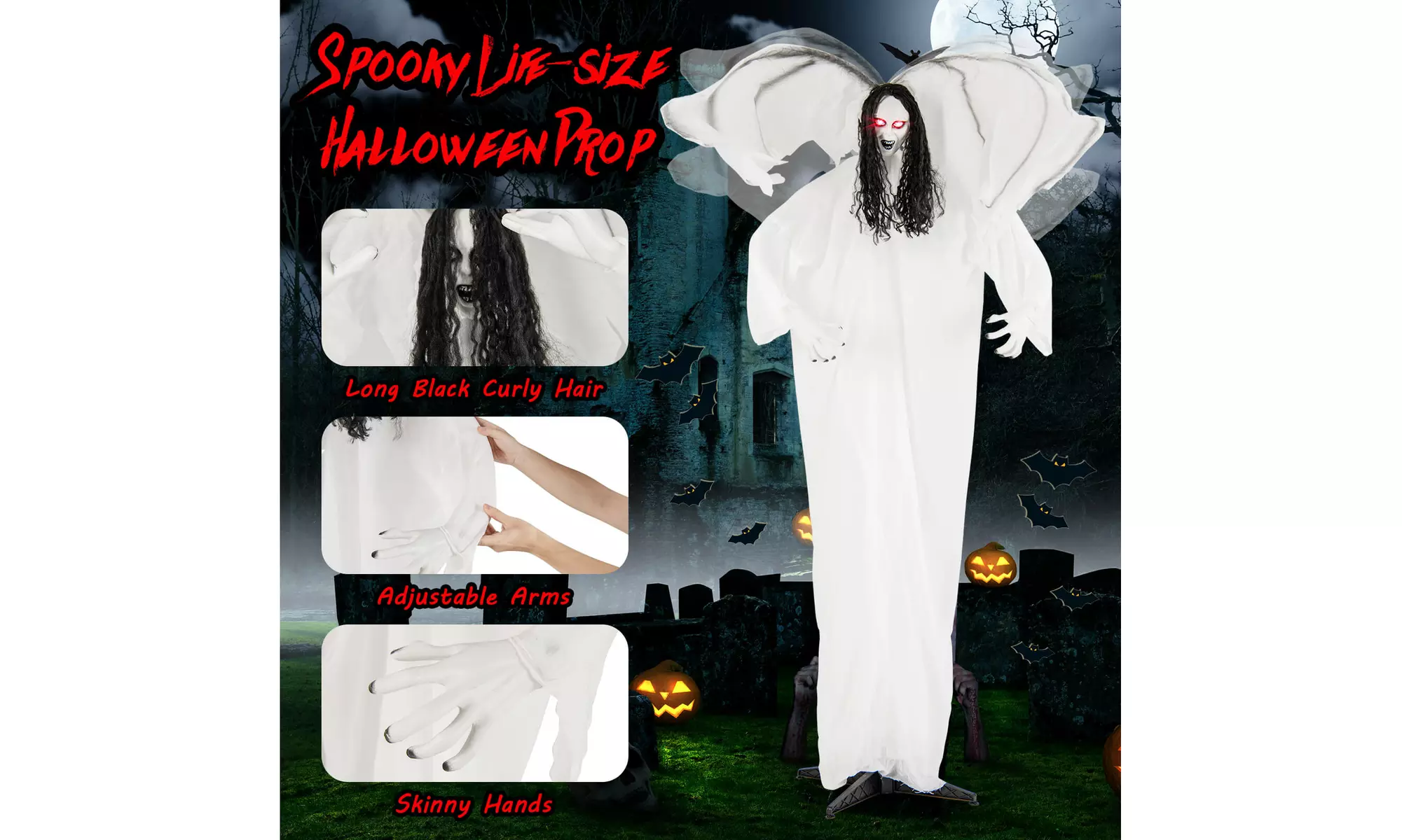 Animated Halloween Decorations: Bring Your Yard to Life by Costway