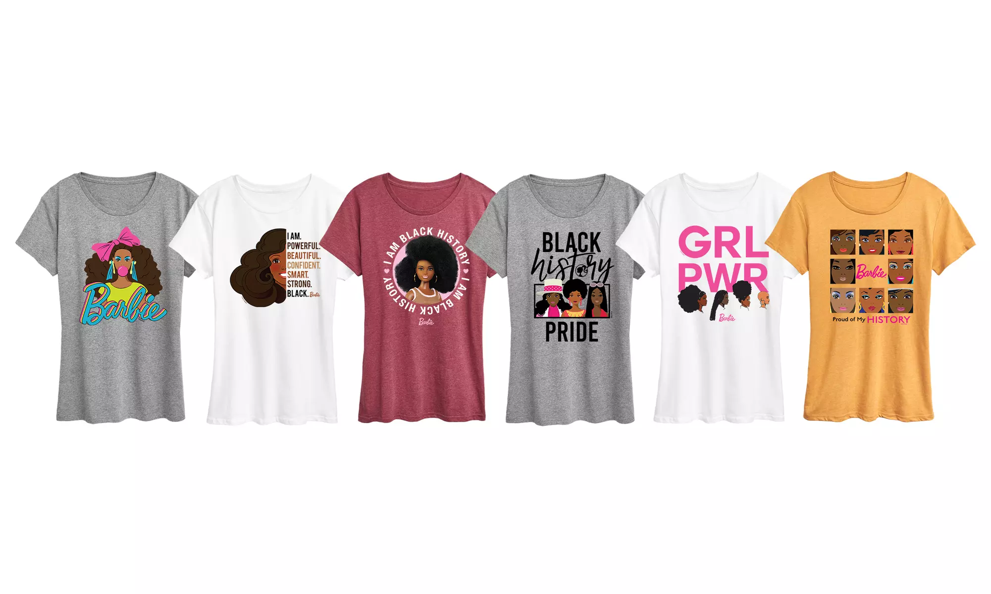 Barbie Black History Month Women's Tees Officially Licensed - Primary Image
