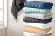 Bibb Home 6 Piece or 4 Pack Ribbed Egyptian Cotton Towel Set - Second Medium