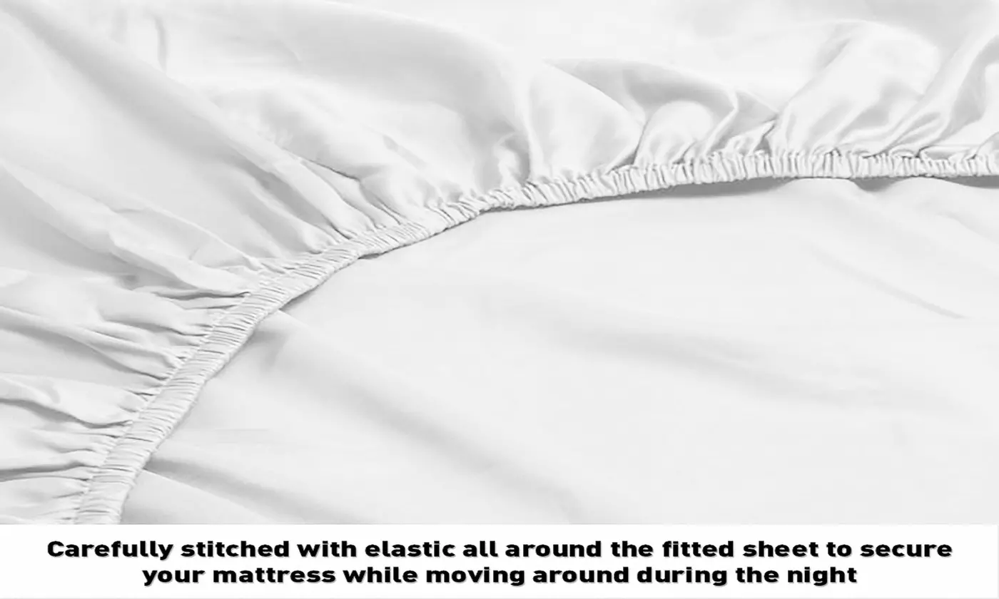 Home Sweet Home Extra Soft Deep Pocket Embroidered Sheet Set