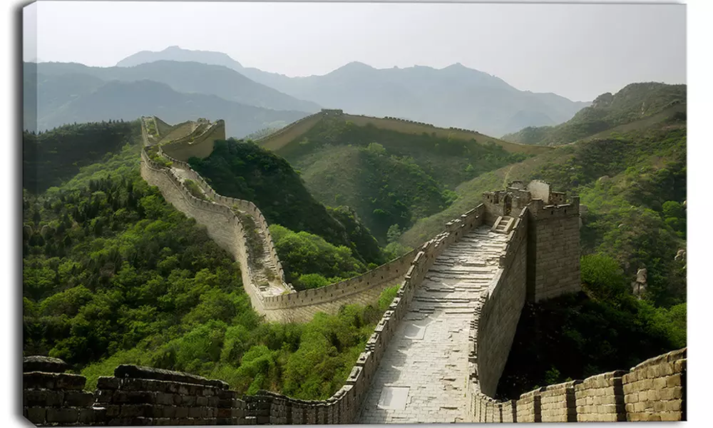 Great Wall of China - Photography Canvas Art Print - Primary Image