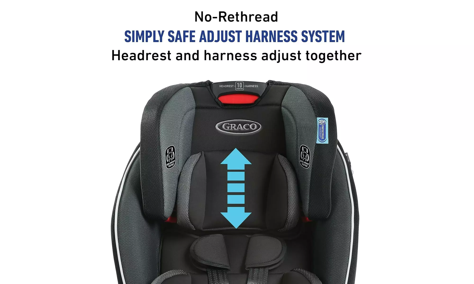 Graco Milestone 3 in 1 Car Seat, Black - New