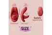 Dual-Motor Wearable Tongue Massager -  APP-Controlled with 10 Modes - Second Medium