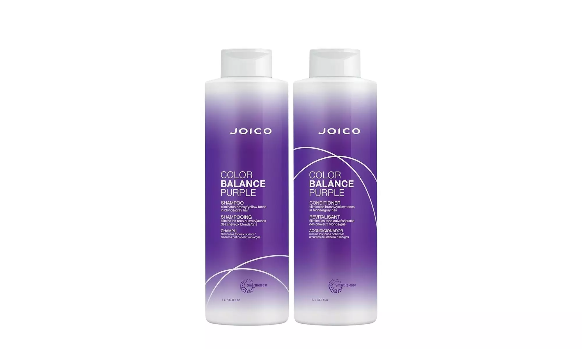 Joico Color Balance Purple Shampoo and Conditioner 33.8 oz duo - Primary Image
