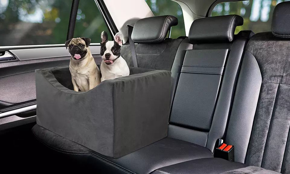 Co-Pilot Single or Double Foam Car Booster Seat for Pets - Primary Image