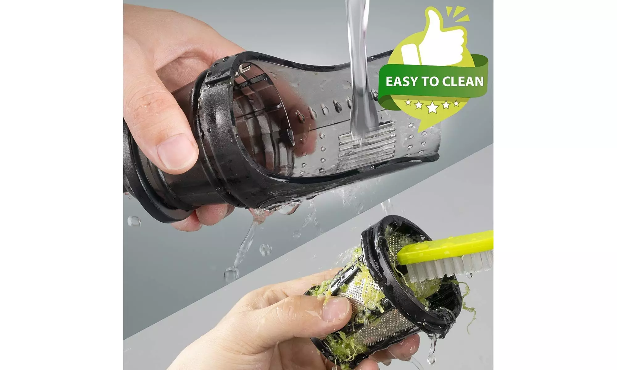 TKTK Slow Masticating Juicer Extractor with 2 Speed Modes - New