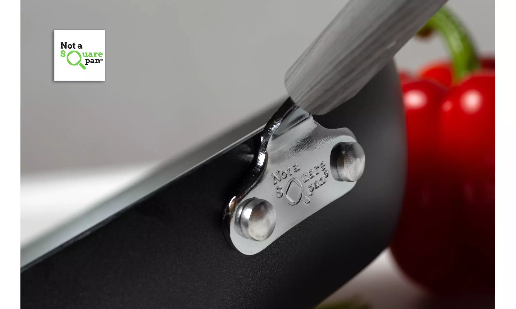 Not a Square Pan - One and Only Square Bottom Round Top-Premium Nonstick Frypan - Second Medium