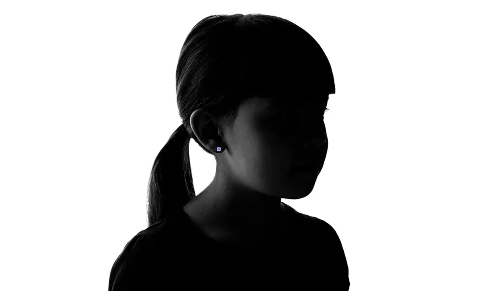 Sterling Silver Round Cut Stud Earrings with Gift Box by Sparkly Kidz