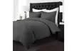 Hotel Collection 3 Piece Duvet Cover Set with Embossed Chevron Pattern - Second Medium