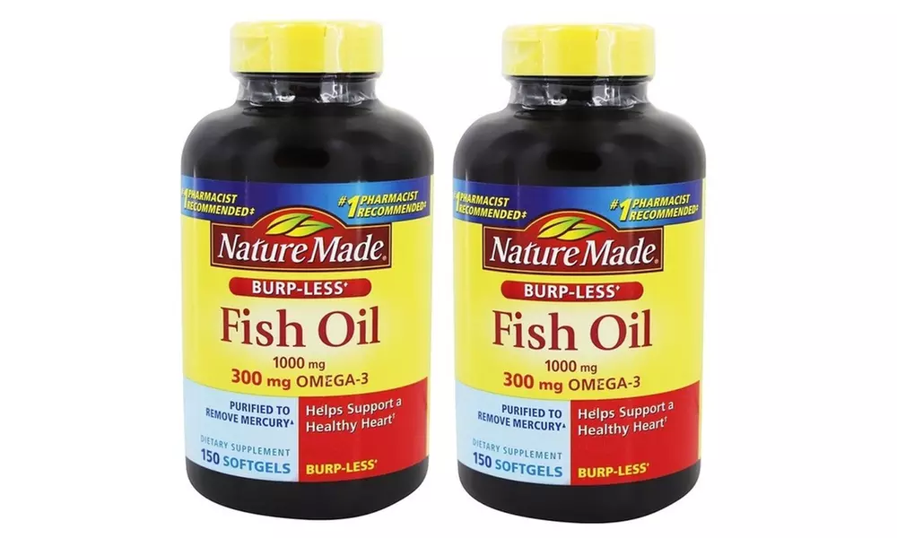 Nature Made Burp-Less Fish Oil Dietary Supplements (150- or 300-Count) - Second Medium