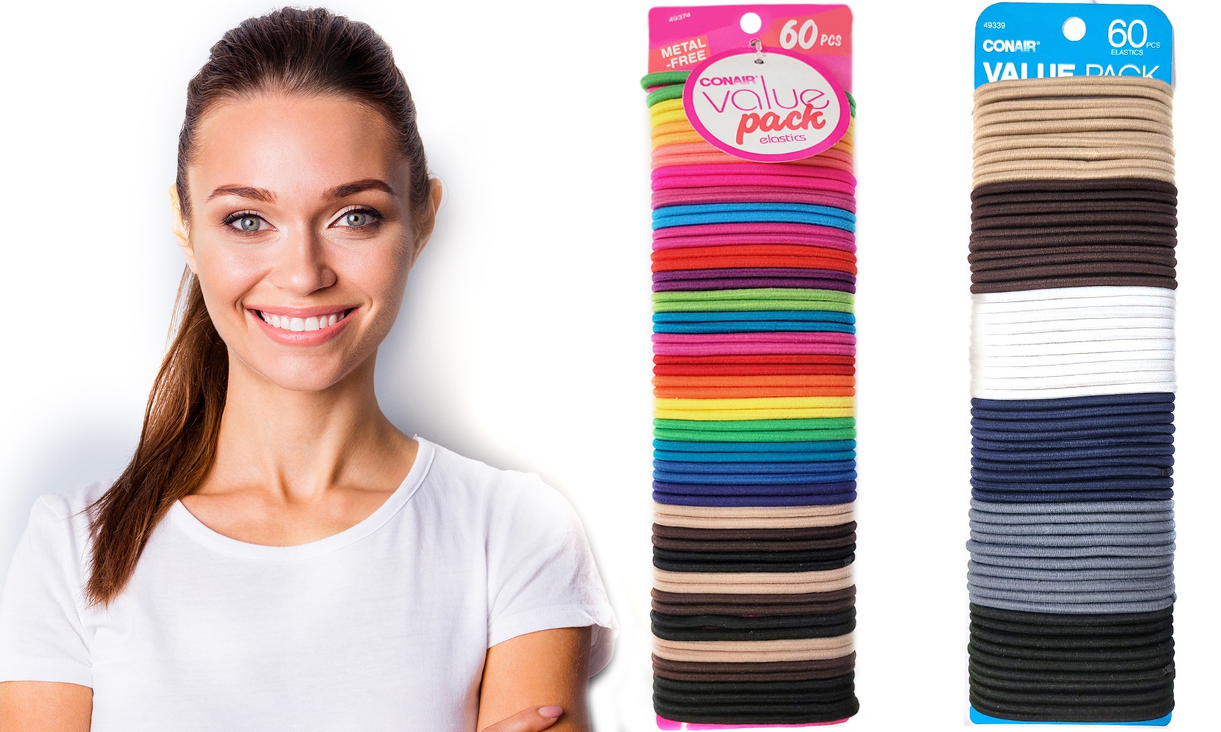 Conair Metal Free Hair Elastics