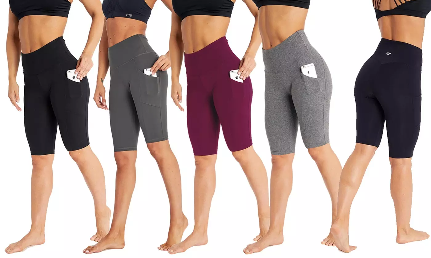 Marika High-Rise Tummy Control Pocket Bermuda Shorts - 11.5" - Primary Image