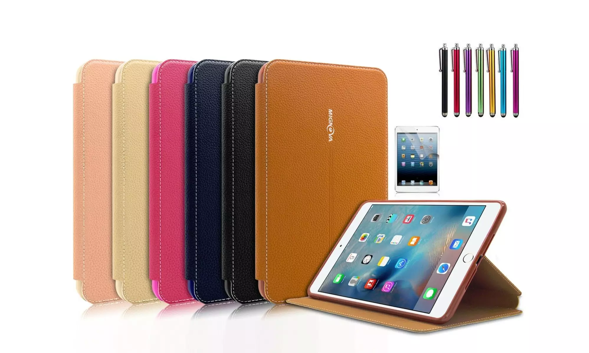 Silkworm Leather Case For iPad Air 10.5 2019,iPad Mini, Air 2, Pro 9.7",Pro 10.5 - Primary Image