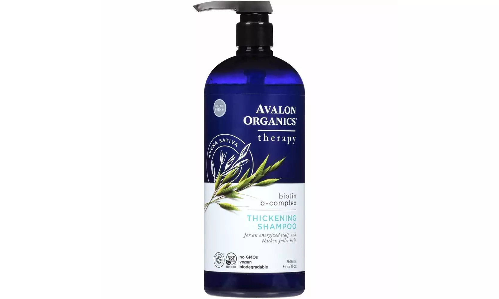 Avalon Organics Therapy Thickening Shampoo, Biotin B-Complex - Primary Image