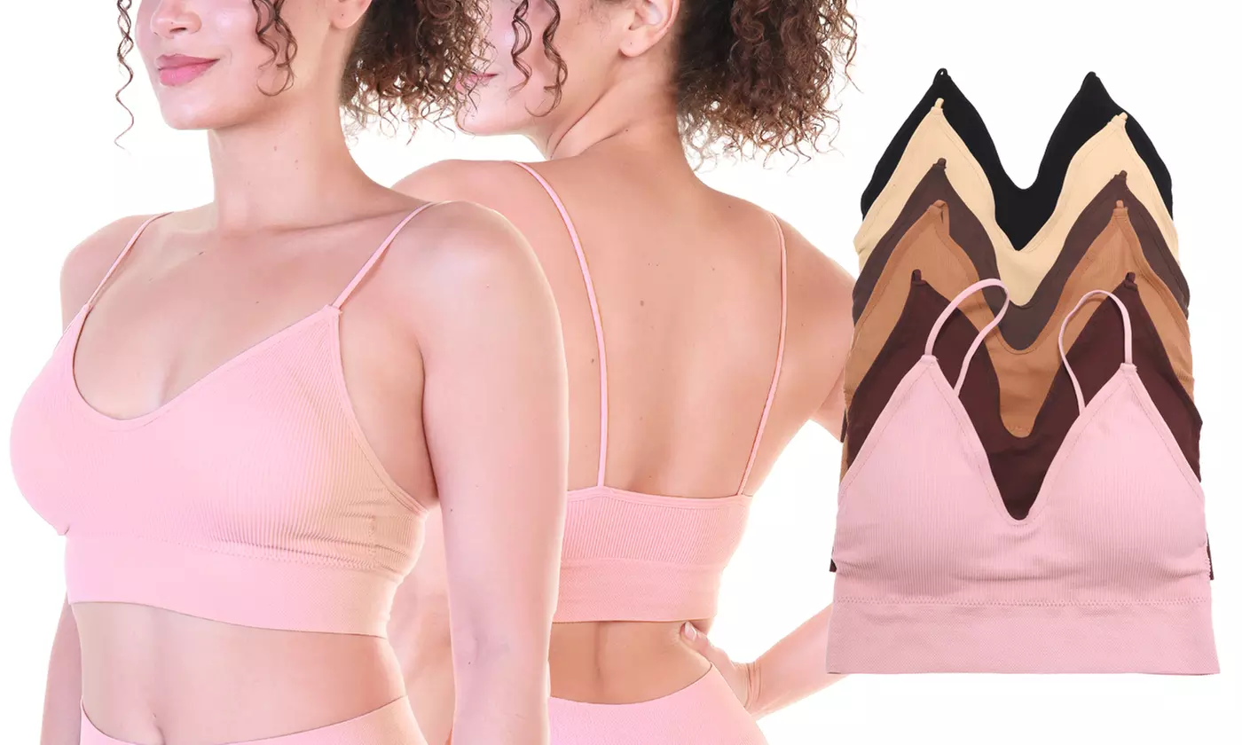 Angelina Seamless Wire-free Bralette and Boyshort Panties (SOLD SEPARATELY)