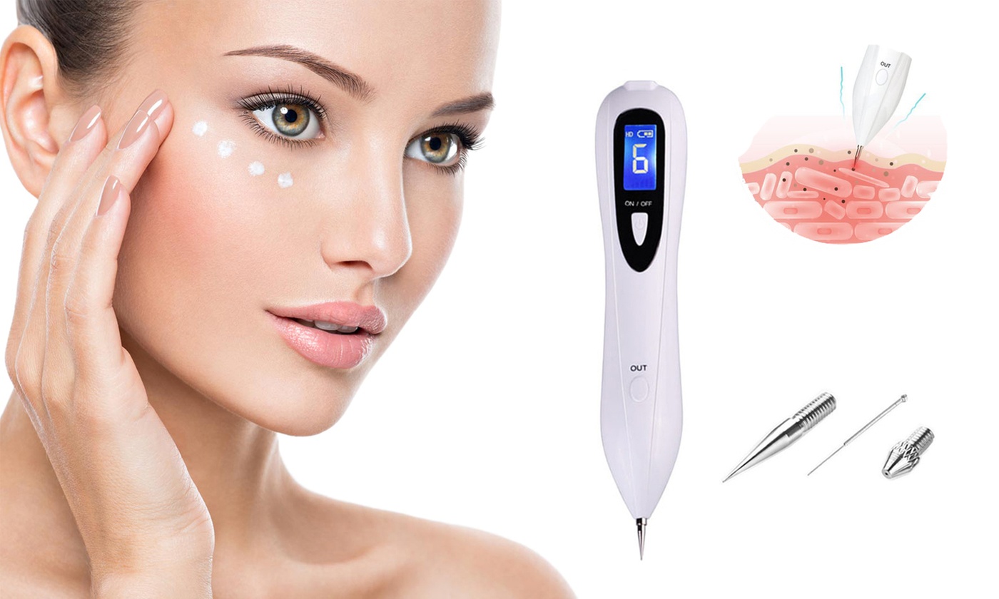 LCD Laser Pen Hot Electric Freckle Wrinkle Mole Removal Ionic Spot Pen