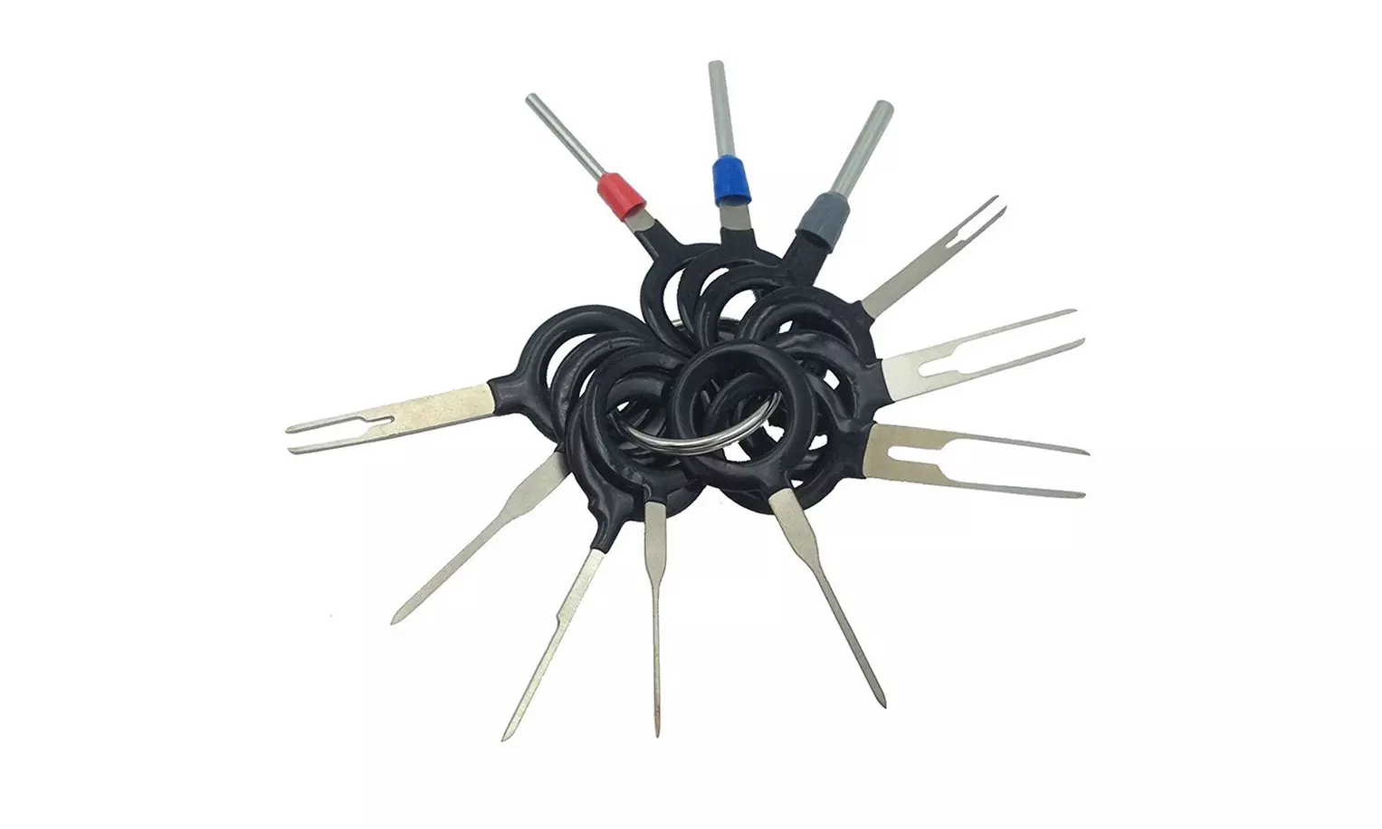 11Pcs Connector Pin Extractor Terminal Removal Tool Car Wiring Crimp - Primary Image