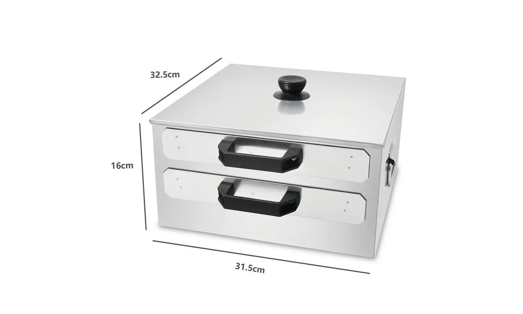 Stainless Steel Rice Rolls Cantonese Changfen Maker Double Layer Steamer
