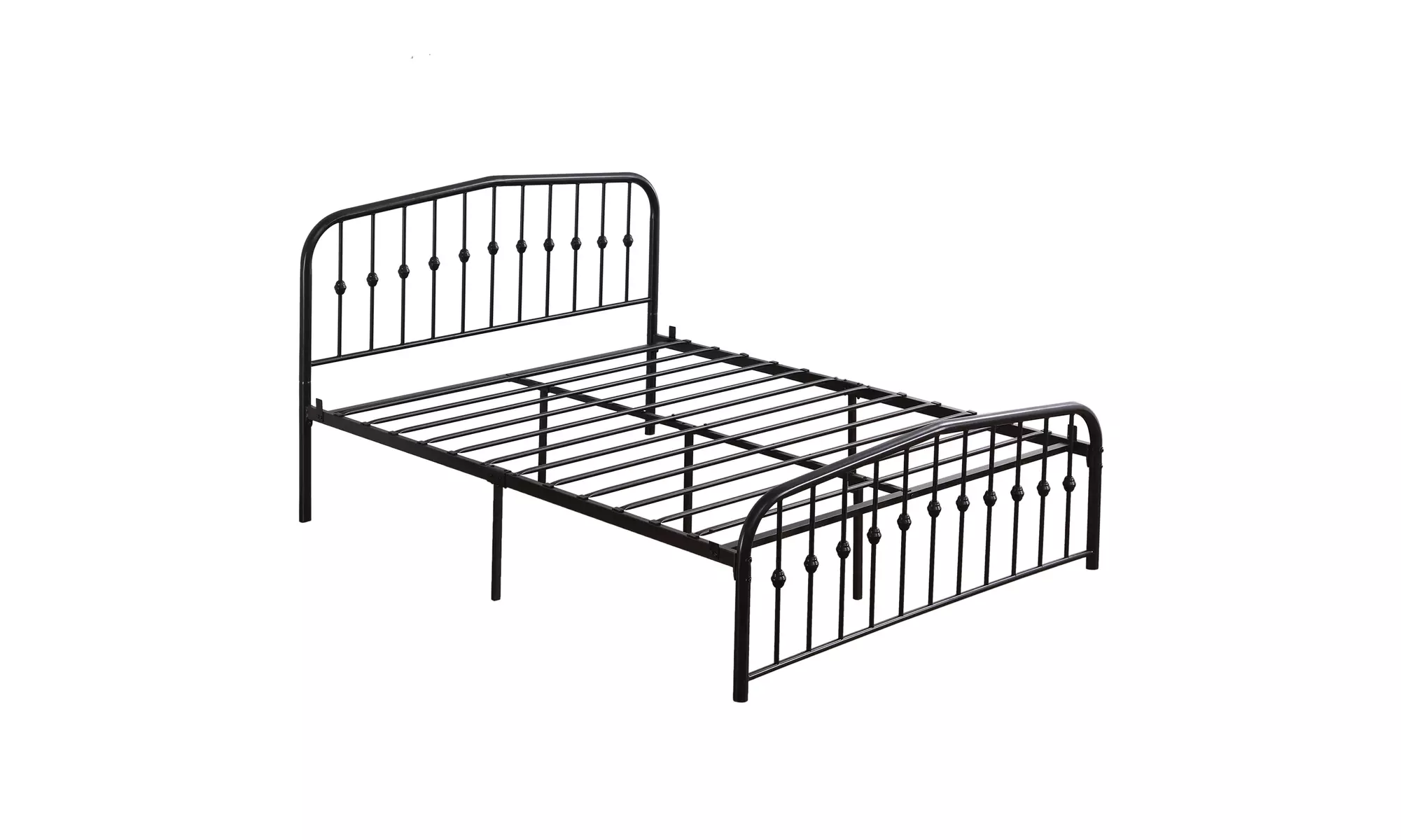 Metal Bed Frame Full Size Platform Bed No Box Spring Needed Black - Primary Image
