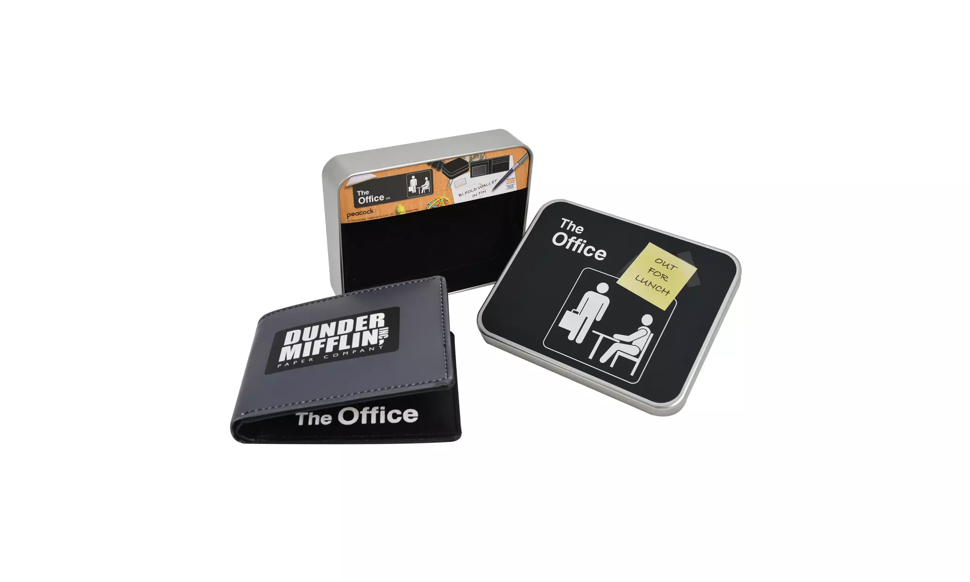 the office dunder mifflin inc. paper company wallet & decorative tin case unisex - Primary Image