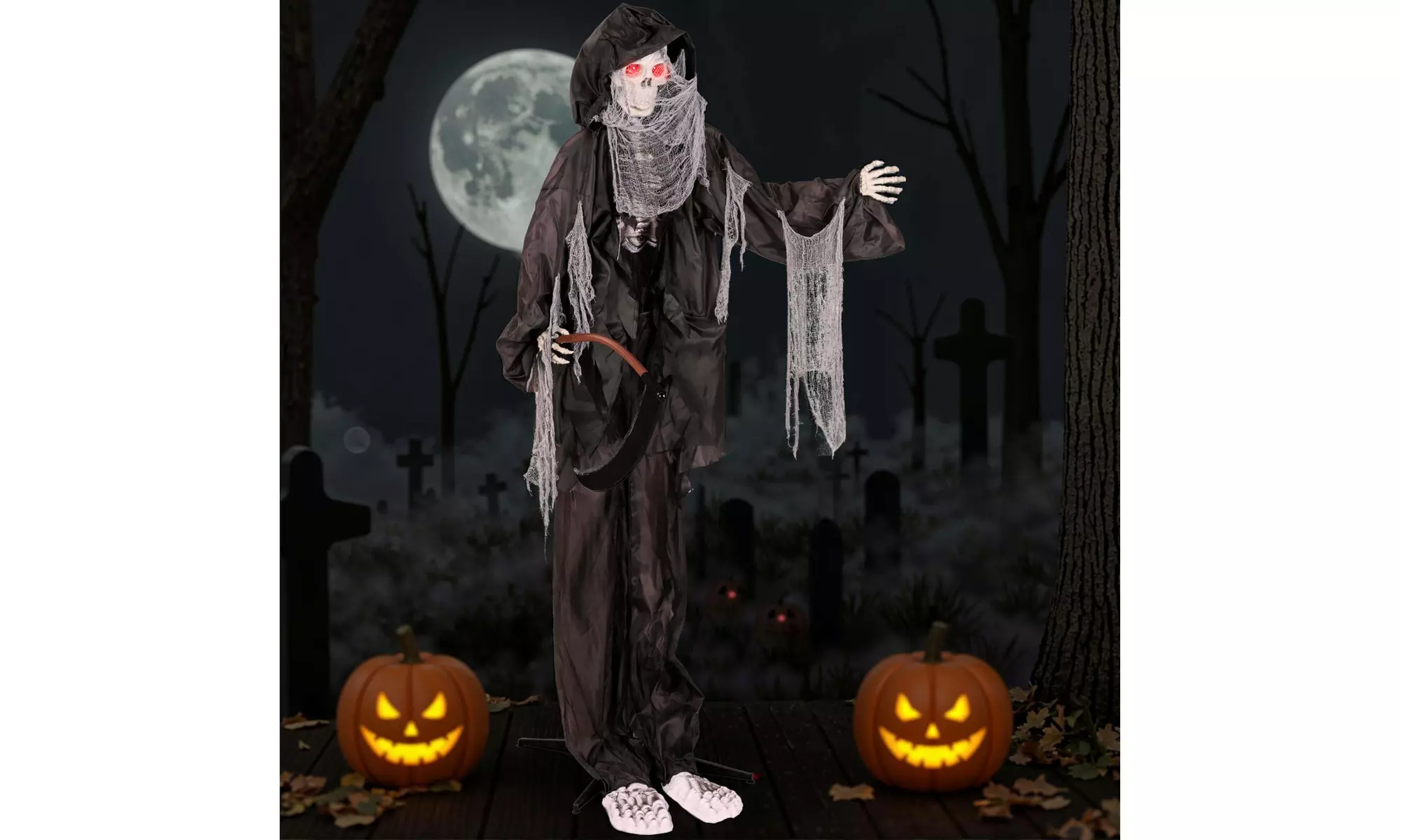 Animated Halloween Decorations: Bring Your Yard to Life by Costway