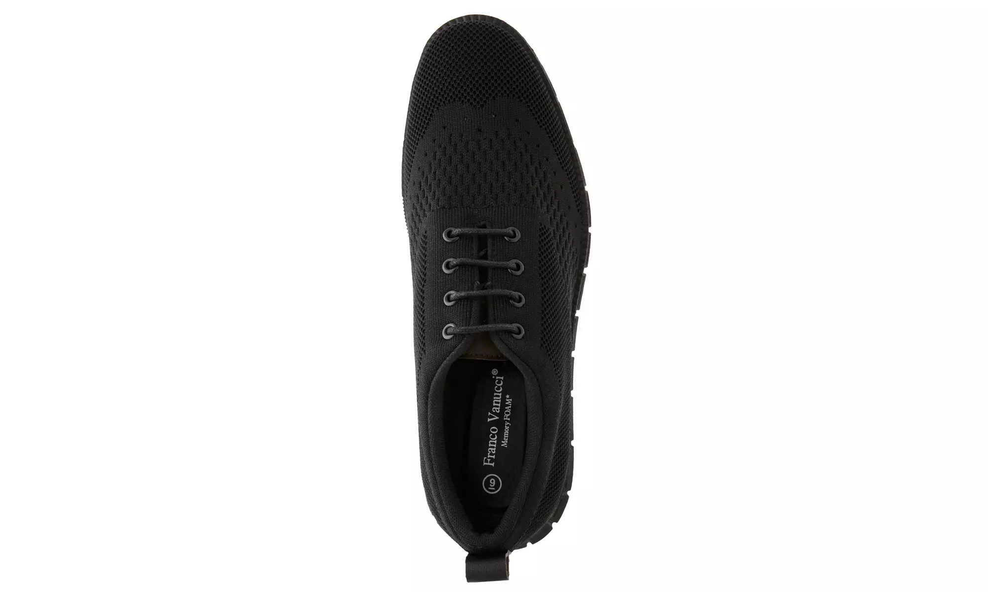 Franco Vanucci Men's Lace-up Knit Oxford Shoes