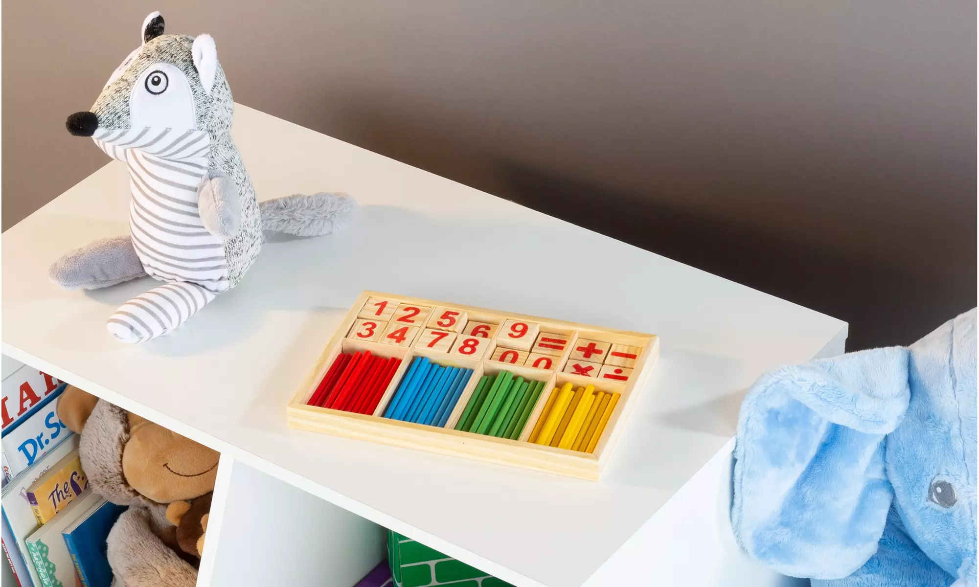 Montessori Math Manipulatives Kids Learning Toy - Primary Image