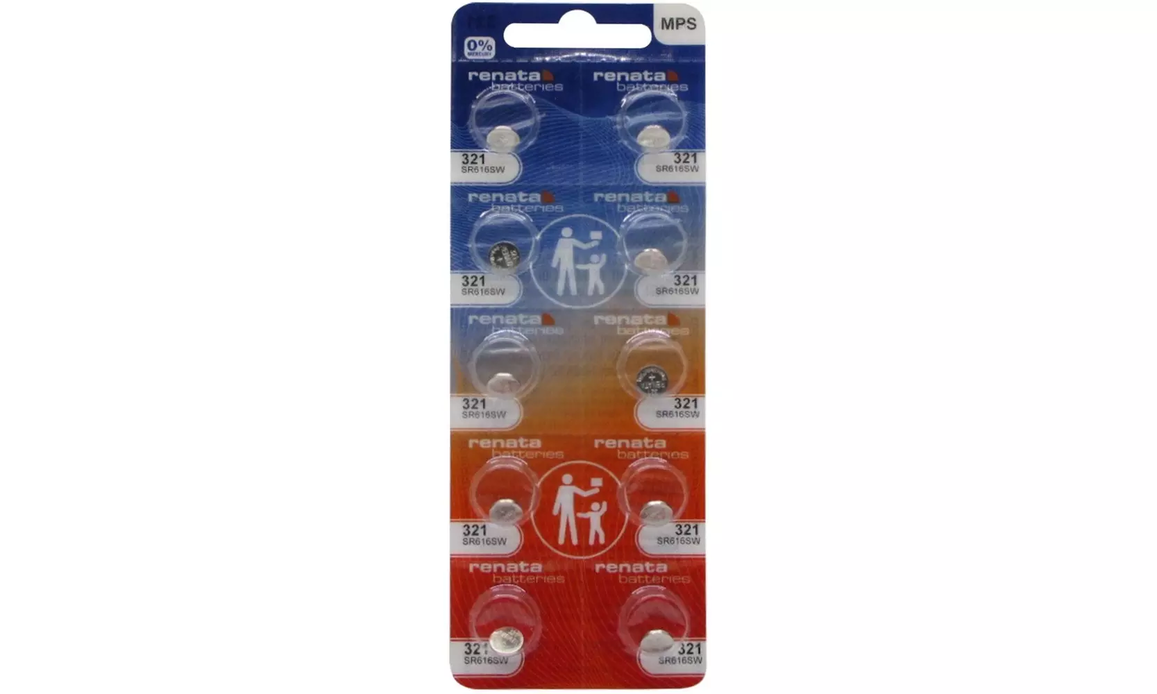 Renata 321 SR616SW Batteries - 1.55V Silver Oxide 321 Watch Battery (20 Count)