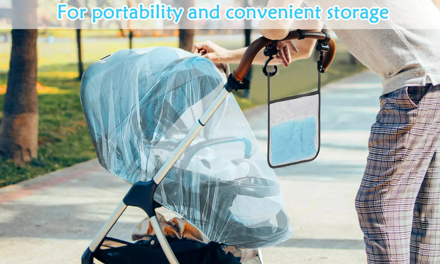 Baby Stroller Car Seat Mosquito Net Bug-Protection Insect Cover