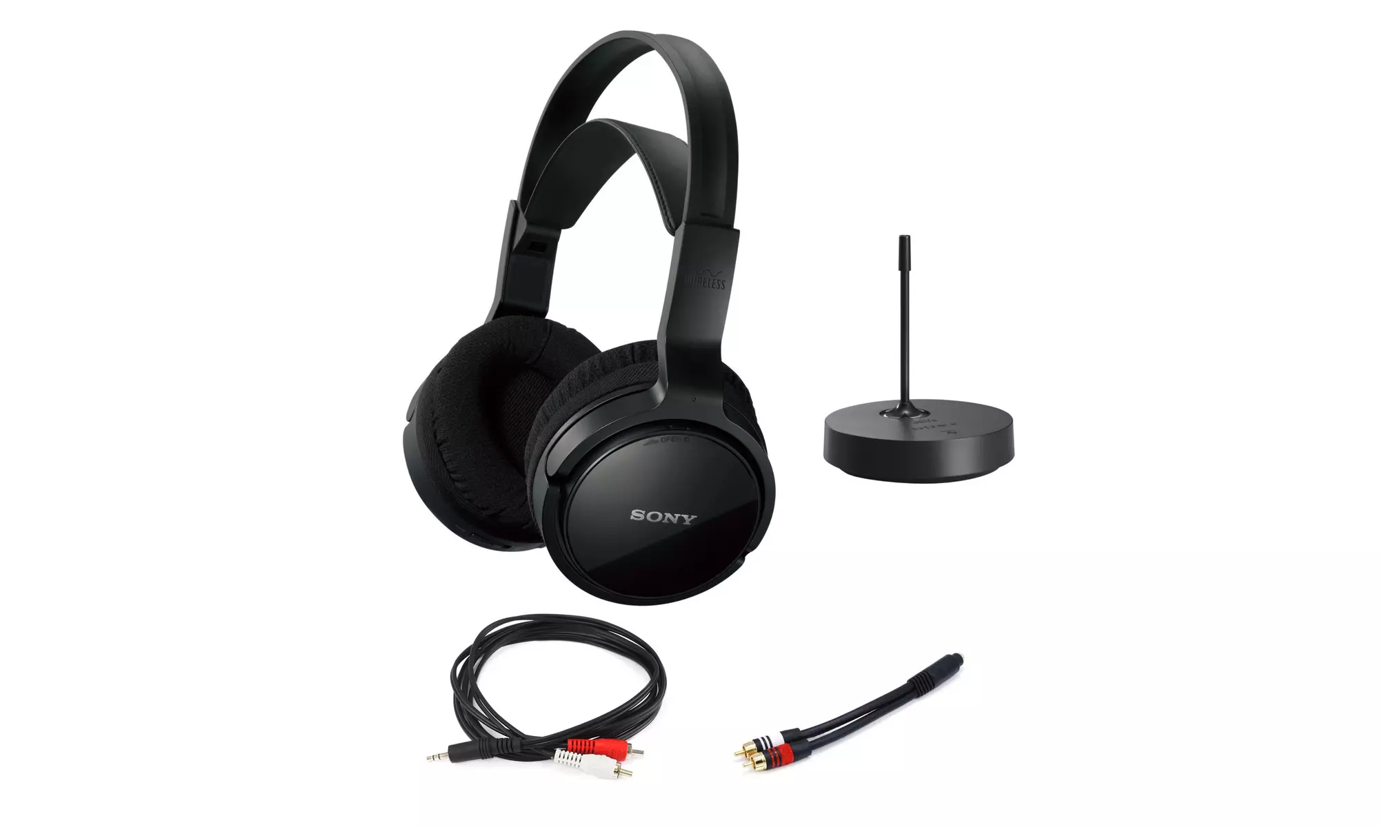 Sony MDRRF912RF Home Theater Headphones (Black) bundle - Primary Image