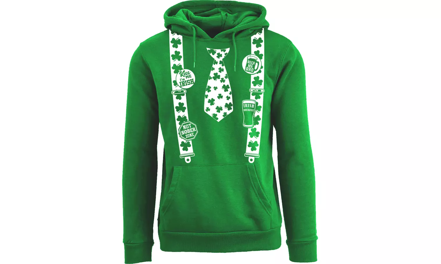 Women's Funny St. Patrick's Day Pull Over Hoodie (S-2XL)