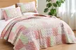 Peace Nest Soft Reversible Print Quilted Coverlet Set - Second Medium