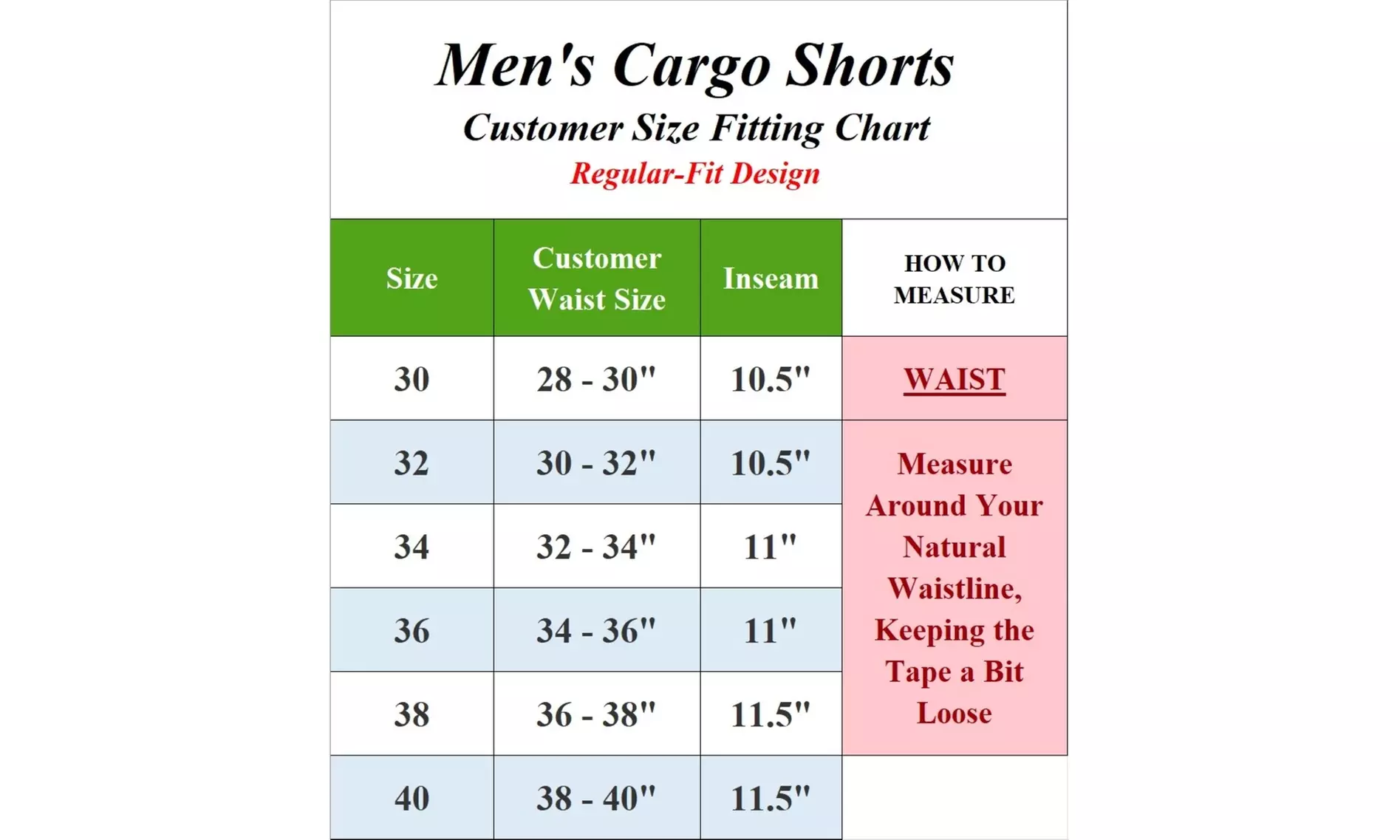 Men's Single and Multi-Pack Cotton Flex Stretch Cargo Shorts (Sizes, 30-40)