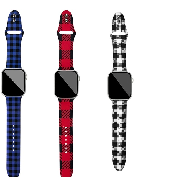 plaid apple watch band