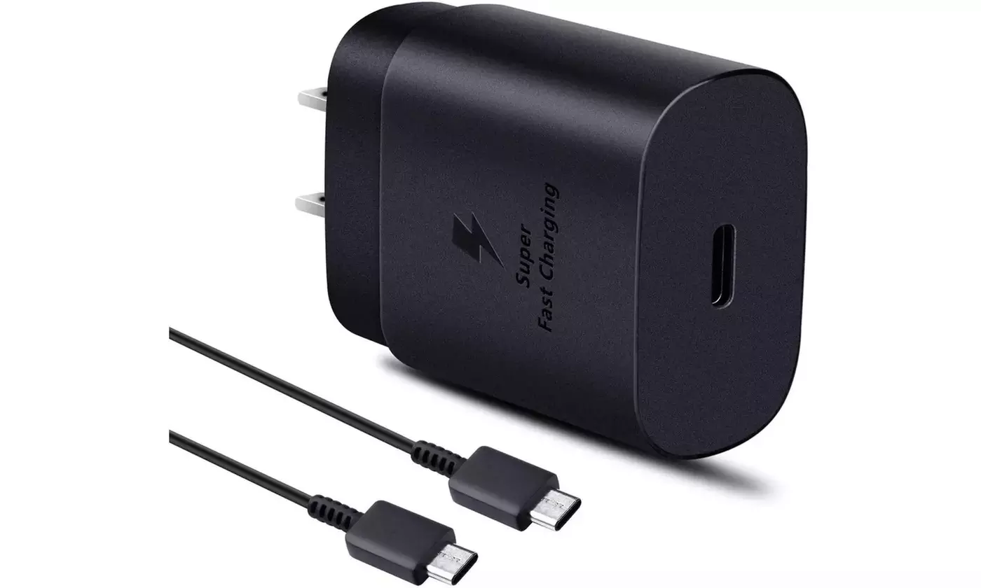 Samsung Dual USB-C Type C Cables S21/22/23 Ultra Charger- Fast Too!